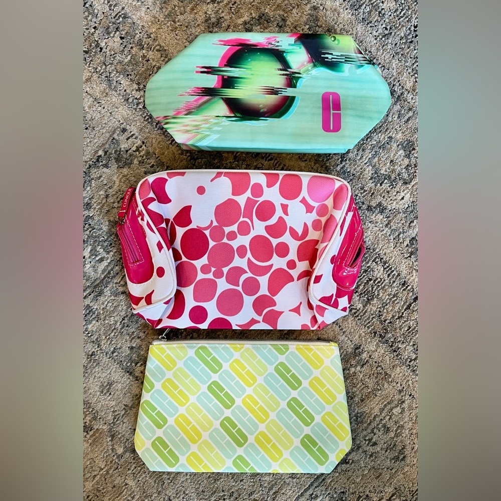 Clinique cosmetic bags - set of 3
